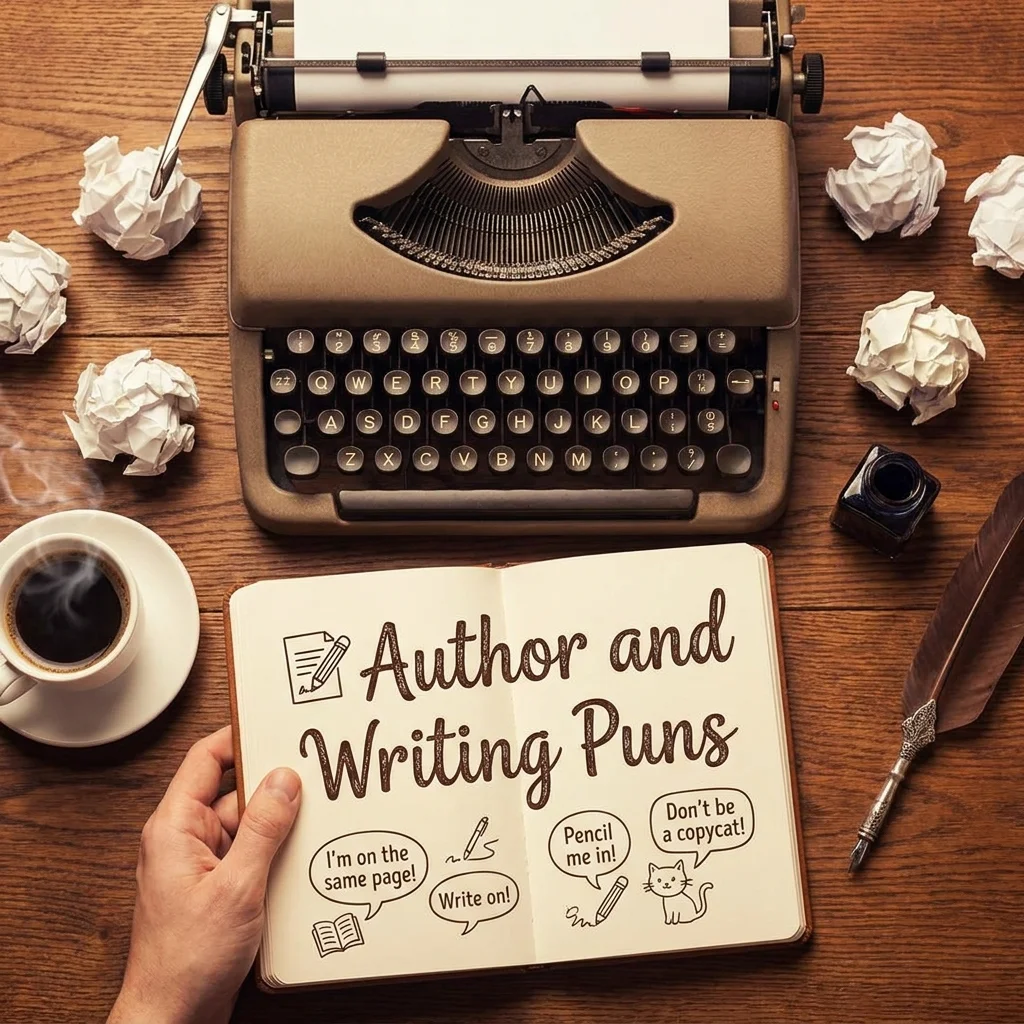 ๐ Author and Writing Puns