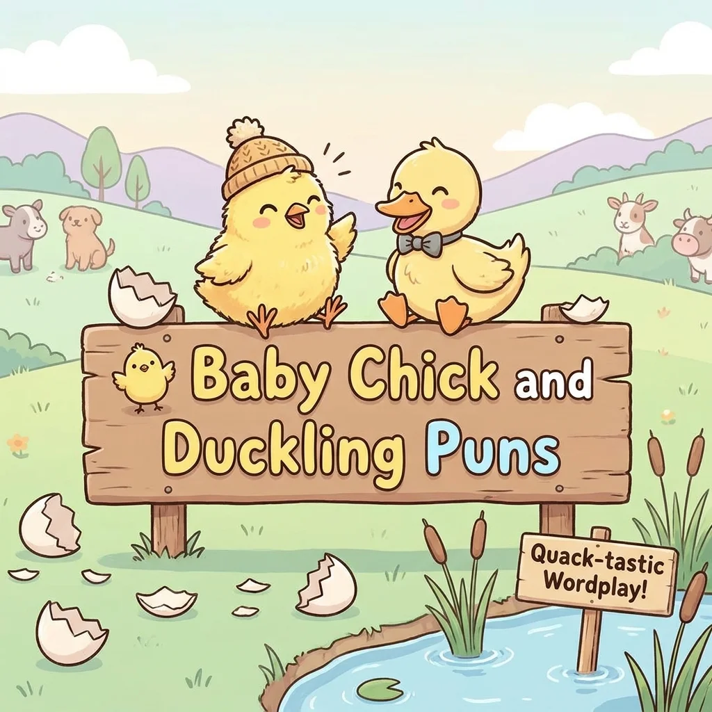 π£ Baby Chick and Duckling Puns