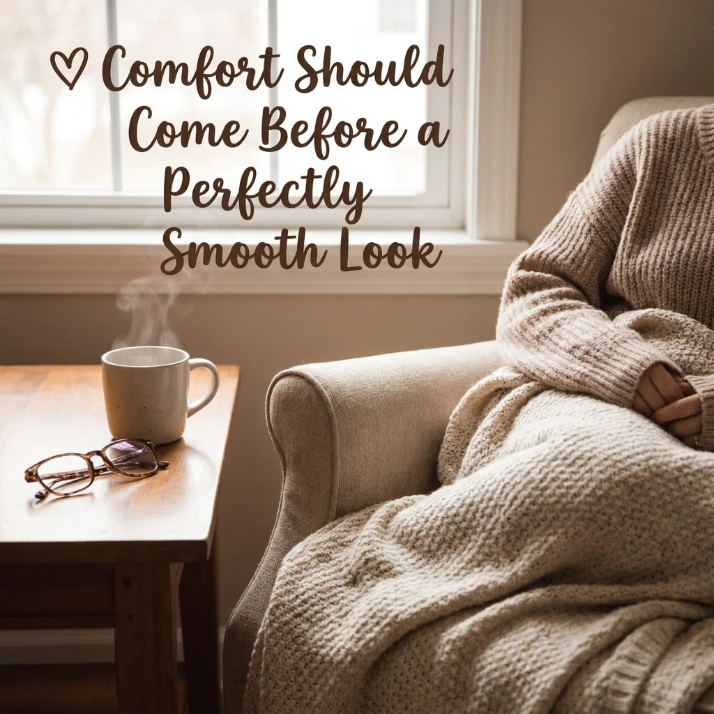 ❤️ Comfort Should Come Before a Perfectly Smooth Look