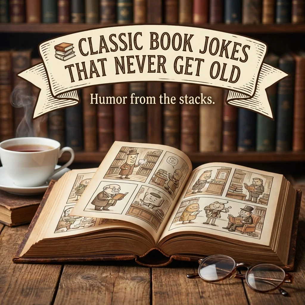 ๐ Classic Book Jokes That Never Get Old