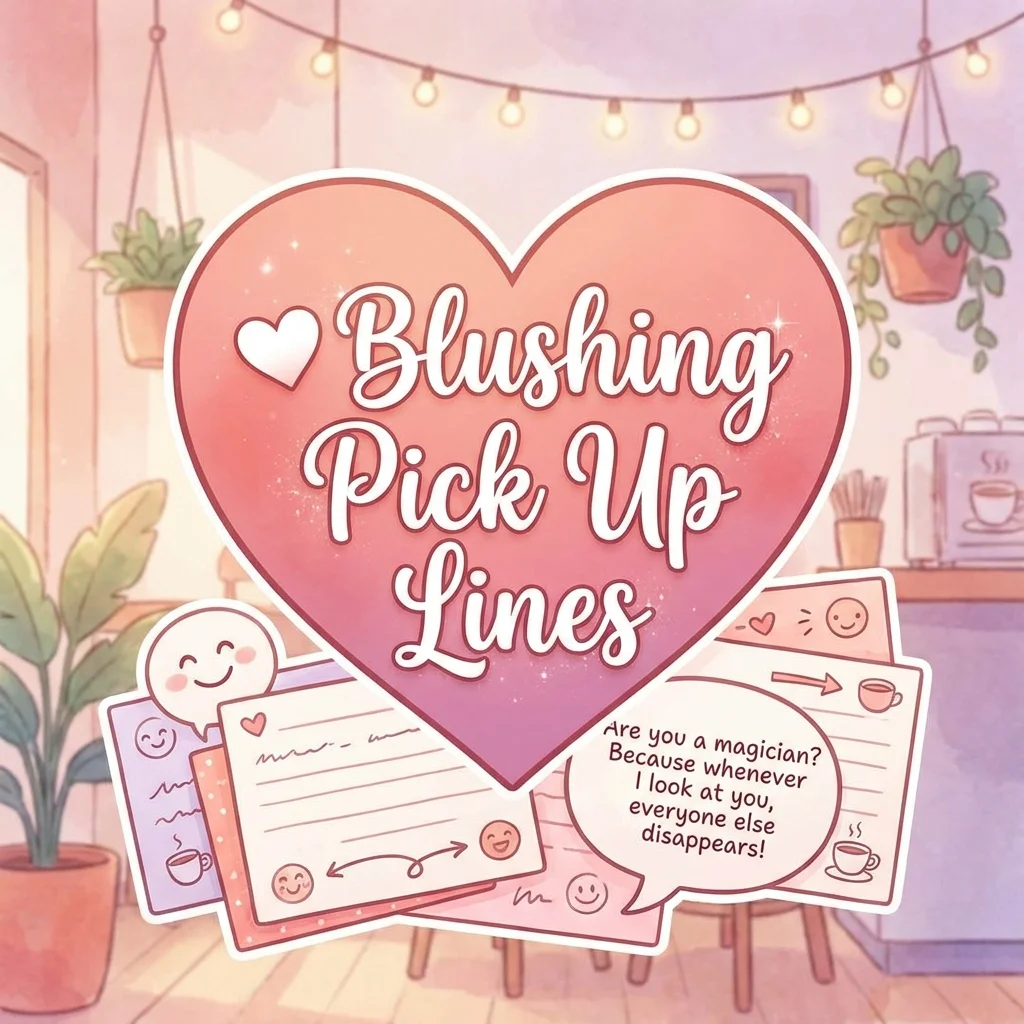 ❤️ Blushing Pick Up Lines