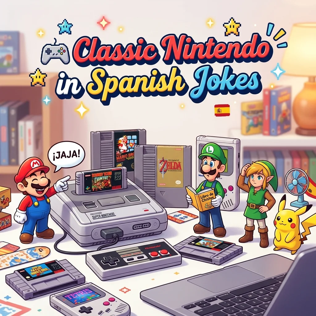 🎮 Classic Nintendo in Spanish Jokes