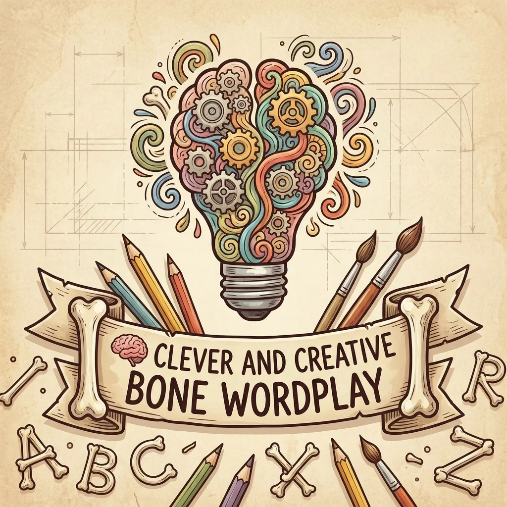🧠 Clever and Creative Bone Wordplay