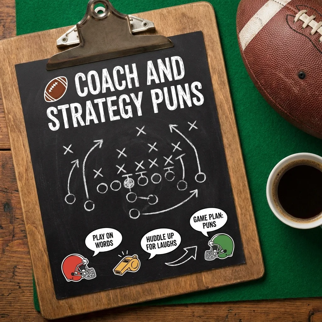🏈 Coach and Strategy Puns