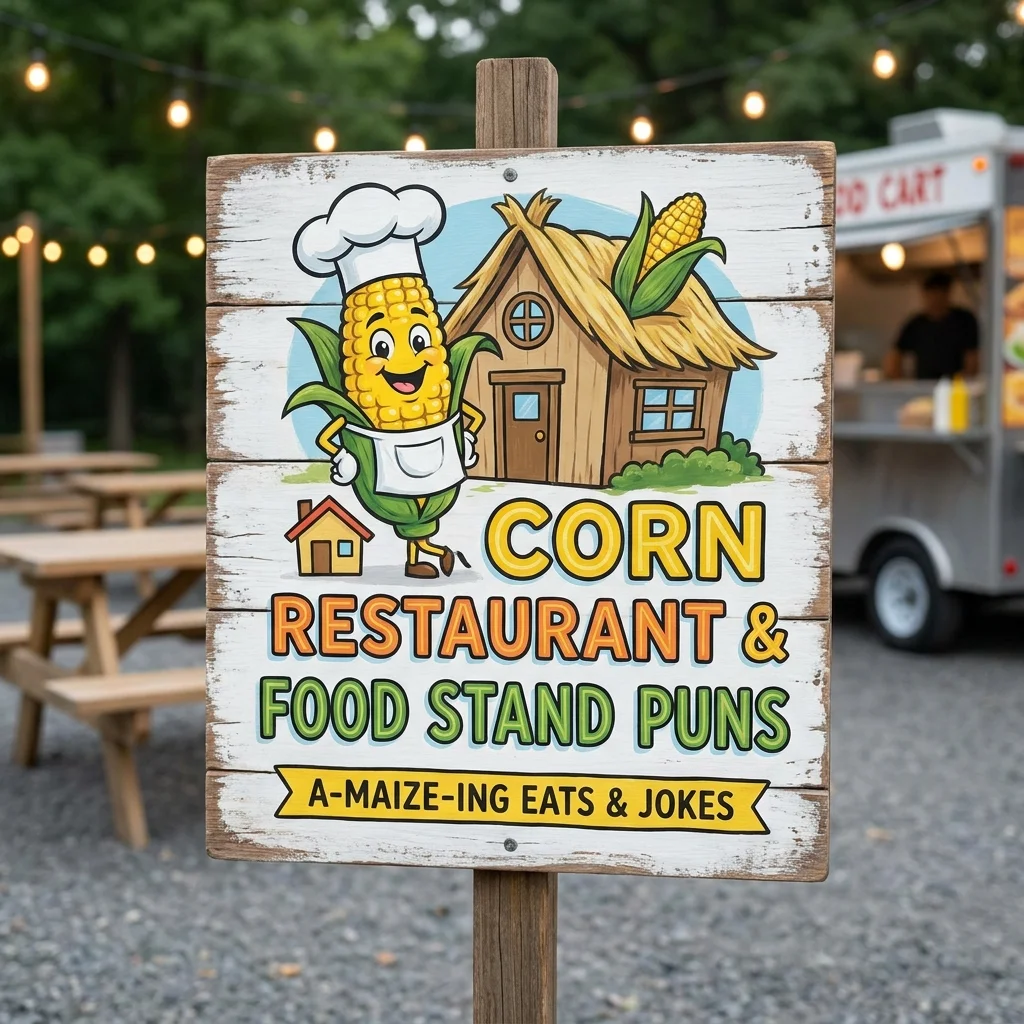 🏠 Corn Restaurant and Food Stand Puns
