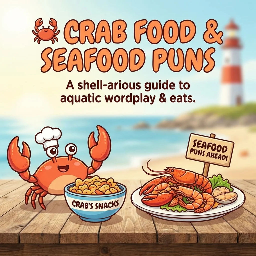 π¦ Crab Food and Seafood Puns