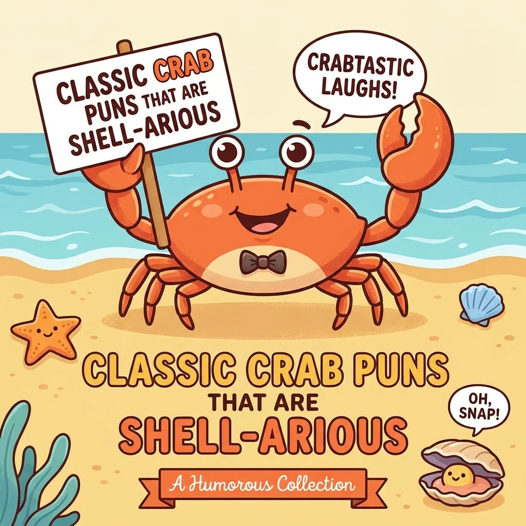 π¦ Classic Crab Puns That Are Shell-arious