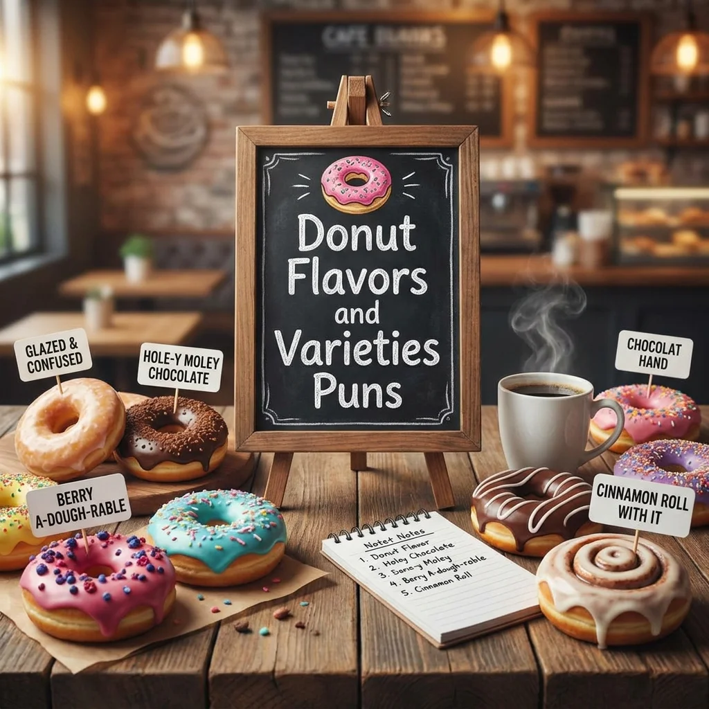 π© Donut Flavors and Varieties Puns