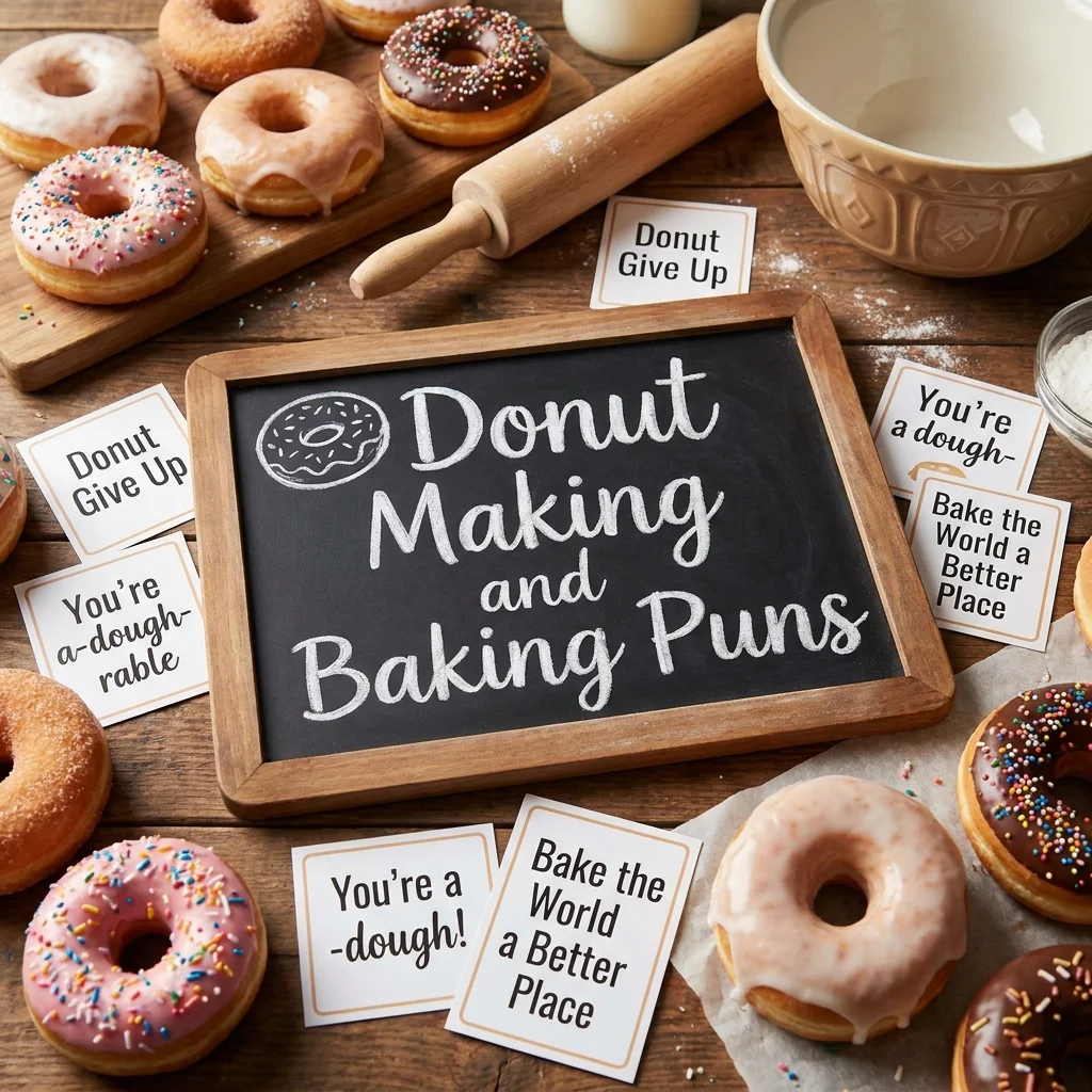 π© Donut Making and Baking Puns