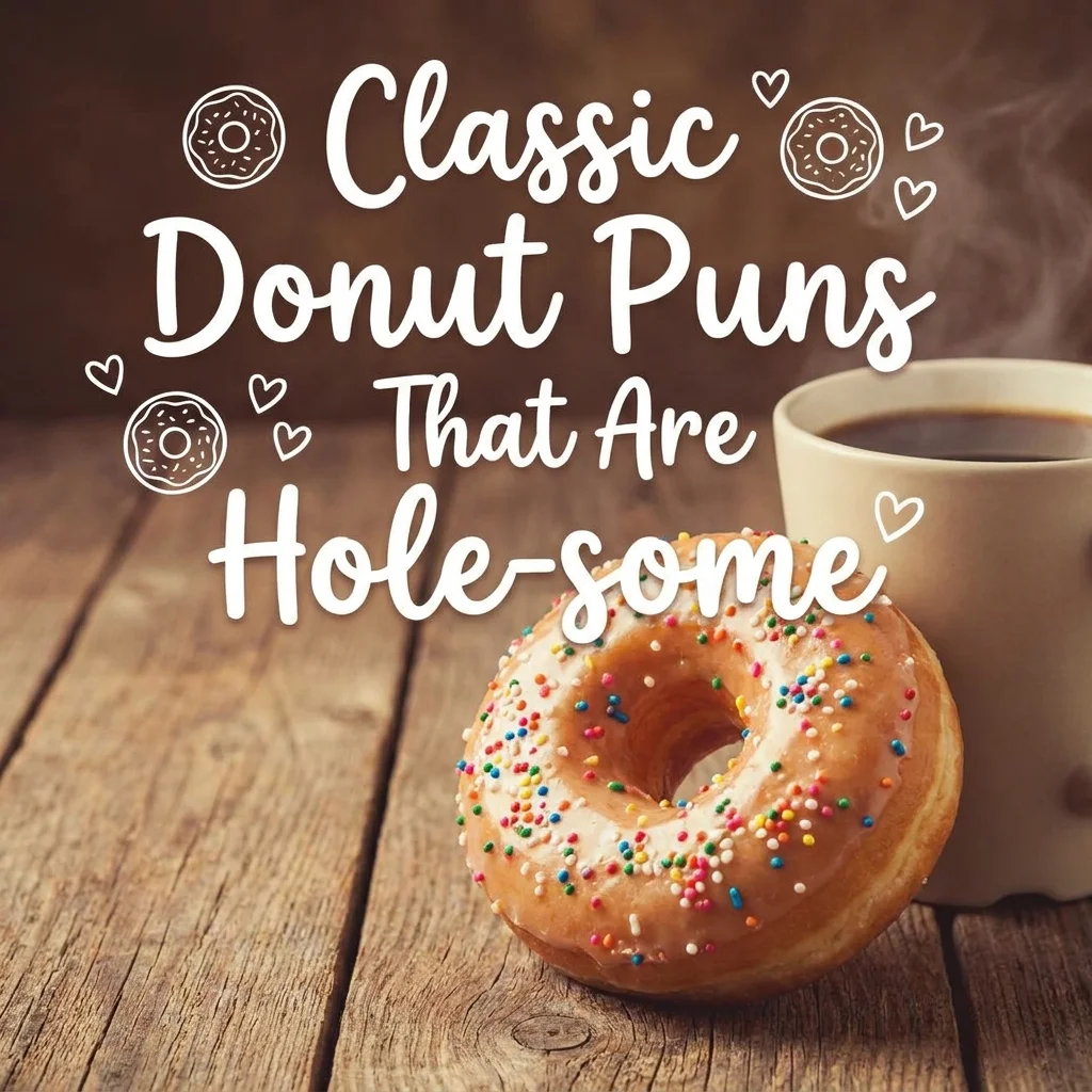 Alt Text:
[Write SEO optimized alt text under 125 characters] 



Caption:
[Write an emotional and engaging caption]

Description:
[Write 2–3 meaningful lines about the image]

🍩 Classic Donut Puns That Are Hole-some
