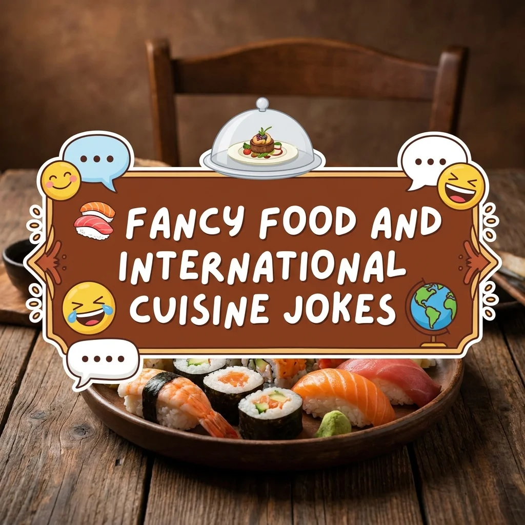 🍣 Fancy Food and International Cuisine Jokes