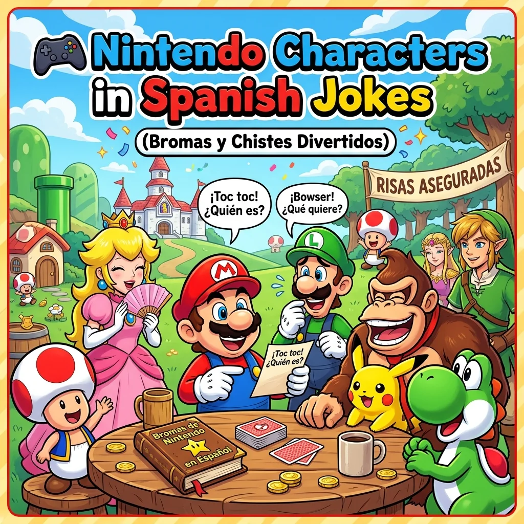 🎮 Nintendo Characters in Spanish Jokes