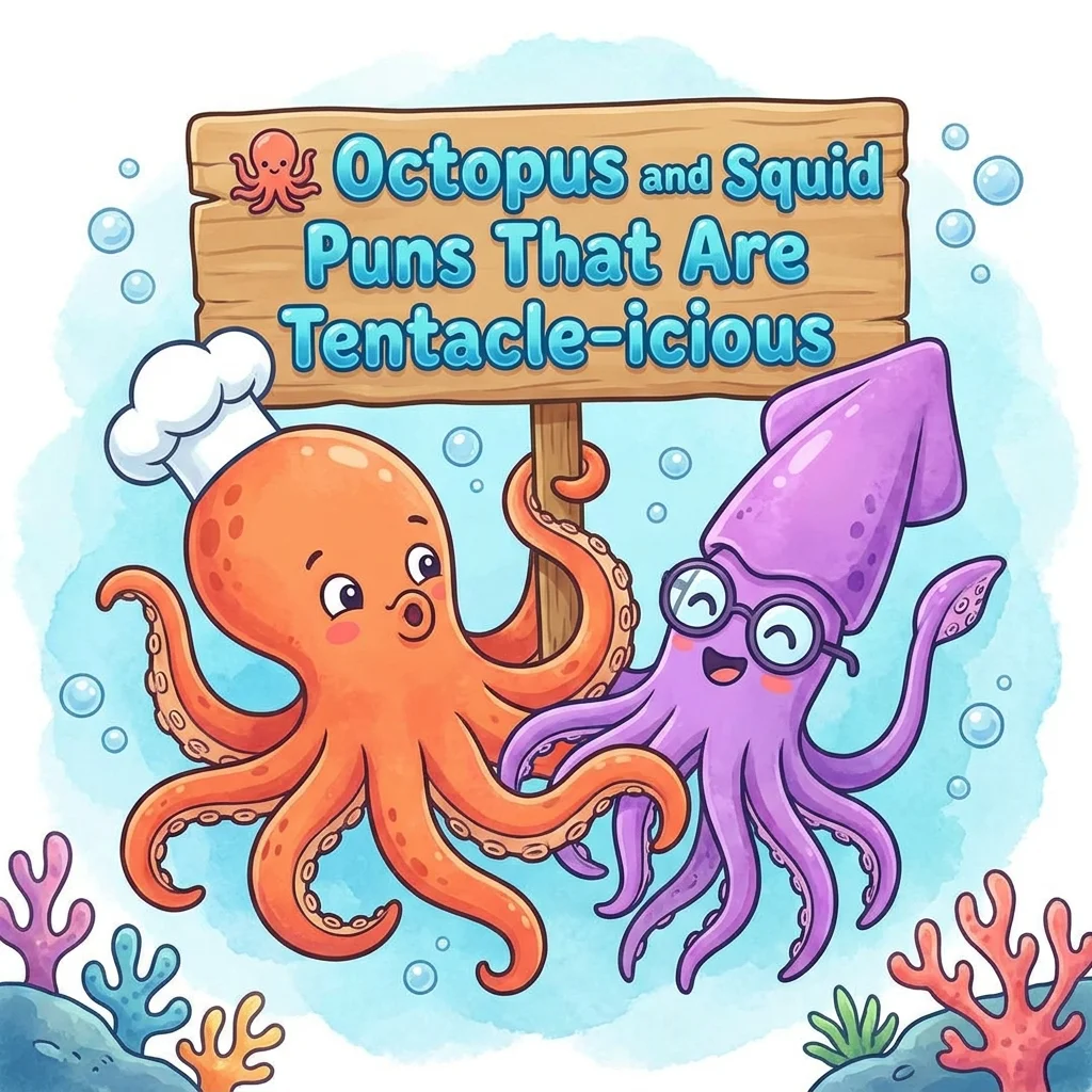 π Octopus and Squid Puns That Are Tentacle-icious