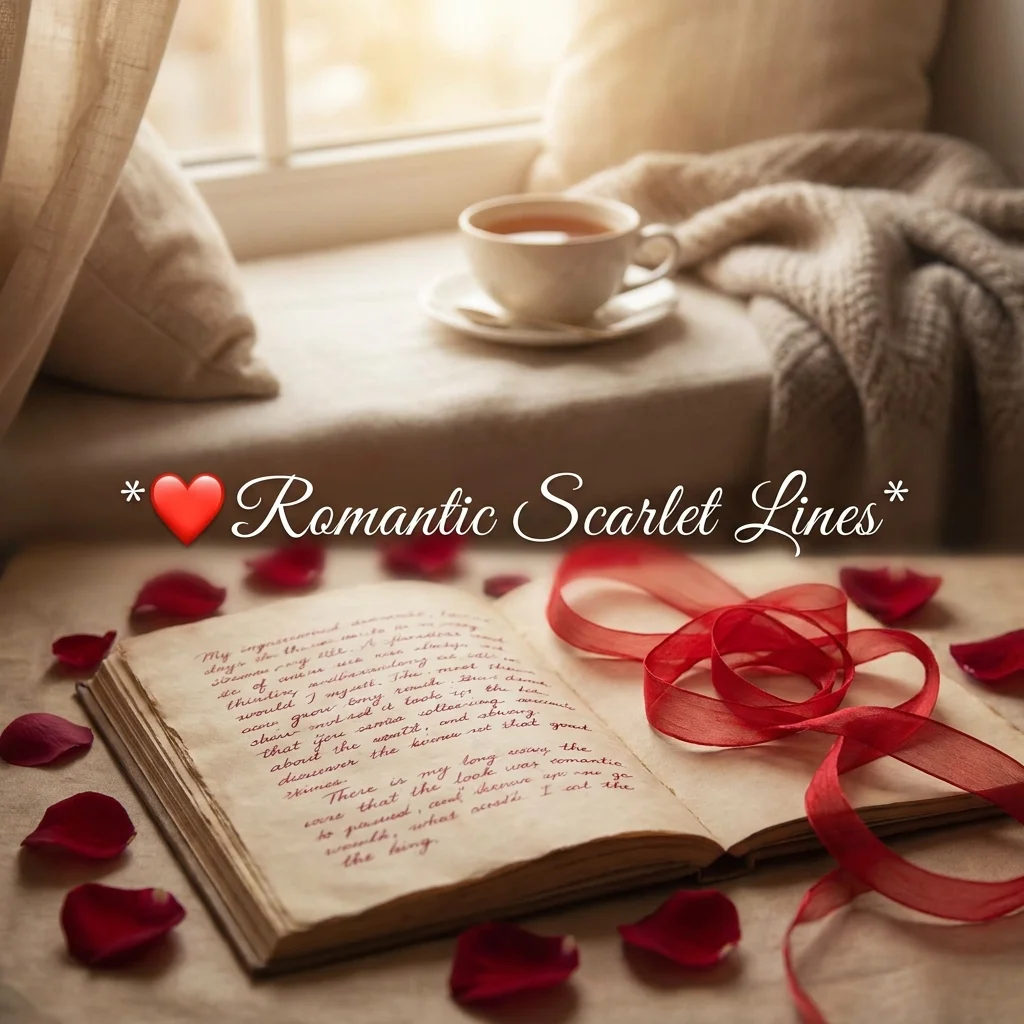 ❤️ Romantic Scarlet Lines