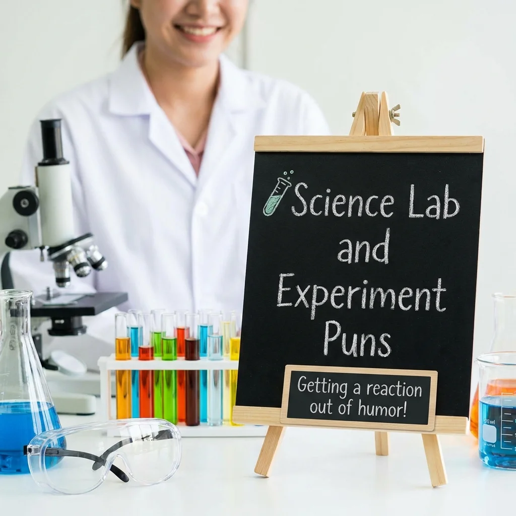 🧪 Science Lab and Experiment Puns