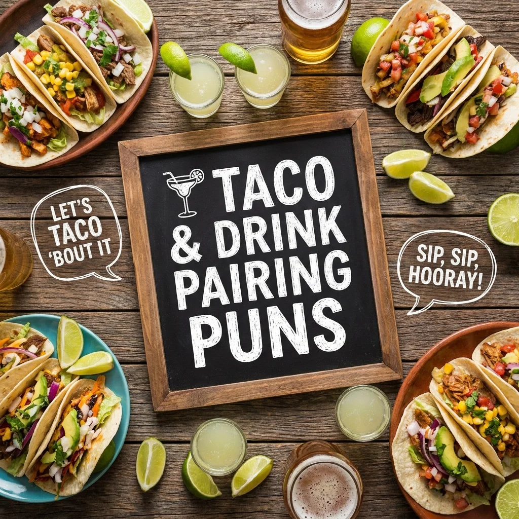 ๐น Taco and Drink Pairing Puns