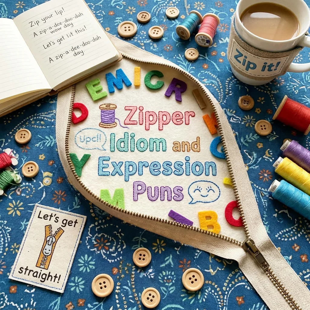🧵 Zipper Idiom and Expression Puns