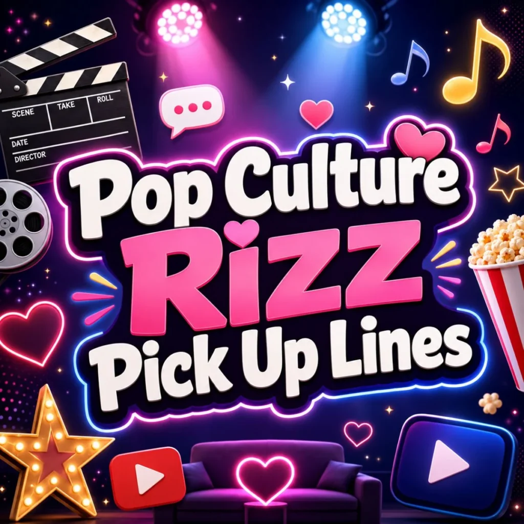 🌟 Pop Culture Rizz Pick Up Lines