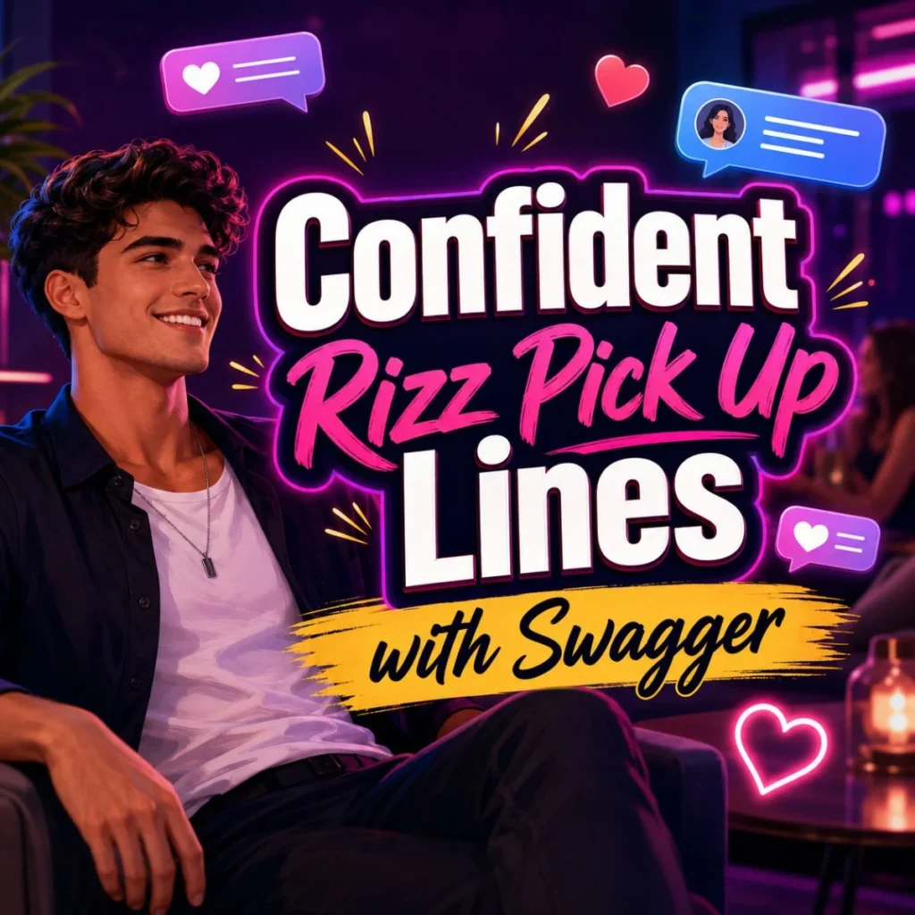 💪 Confident Rizz Pick Up Lines with Swagger