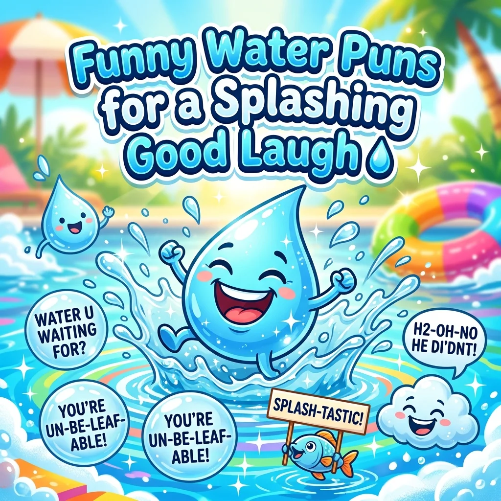 Funny Water Puns for a Splashing Good Laugh π§
